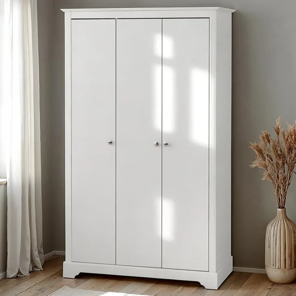 Stratford 3 Door Wardrobe - White