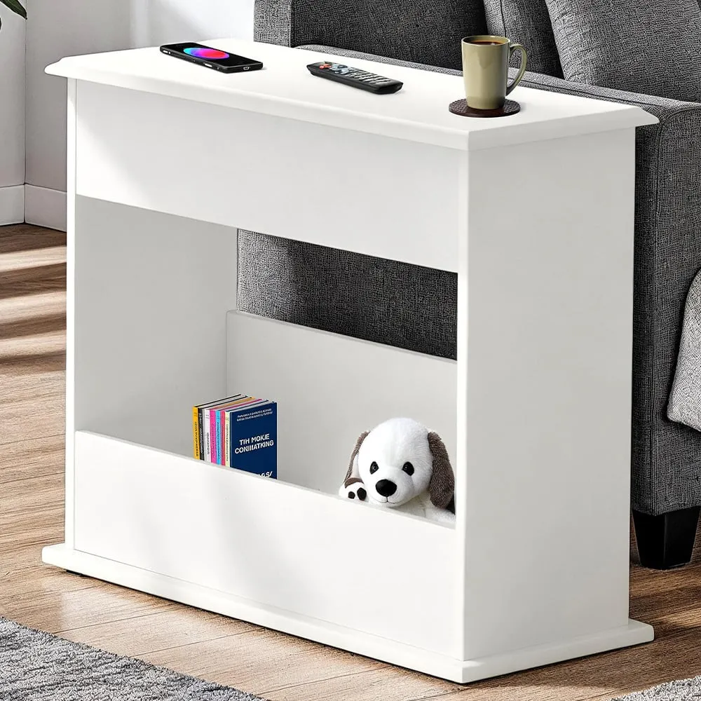 Stratford Sofa End Table - White