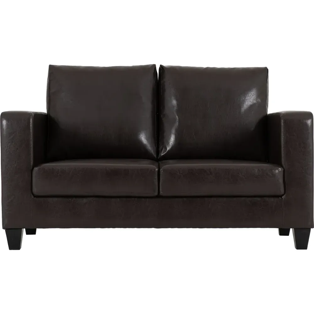 Tempo 2-Seater Sofa - Brown, PU