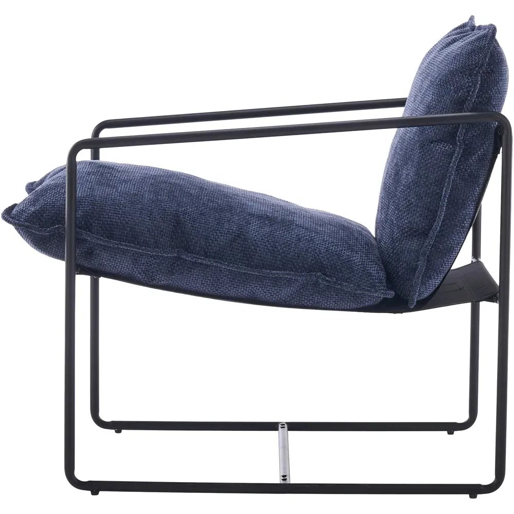 Tivoli Accent Chair - Blue, Fabric