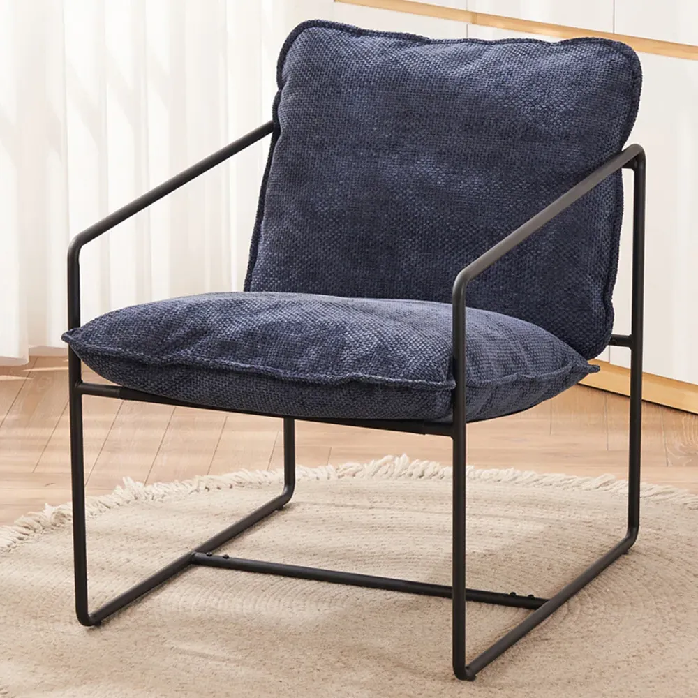 Tivoli Accent Chair - Blue, Fabric