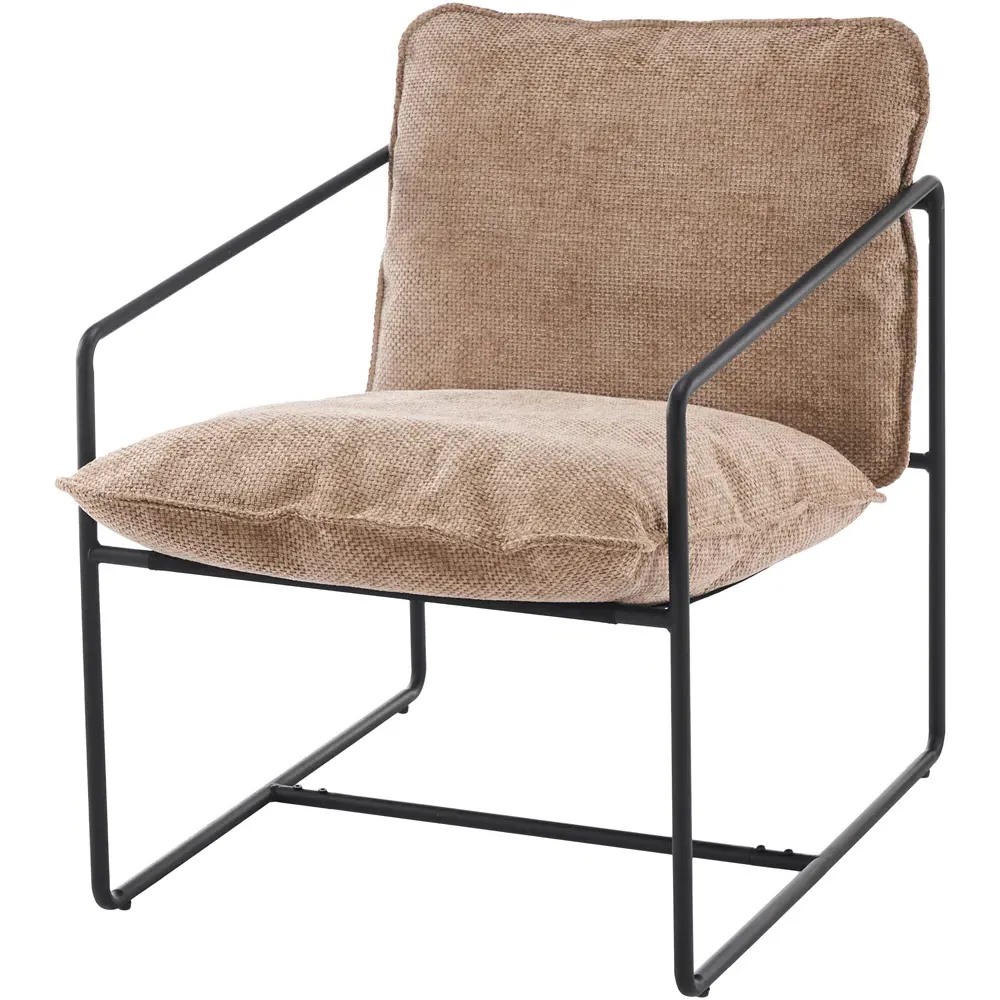 Tivoli Accent Chair - Brown, Fabric