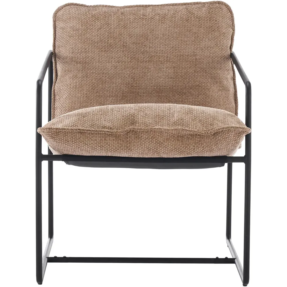 Tivoli Accent Chair - Brown, Fabric