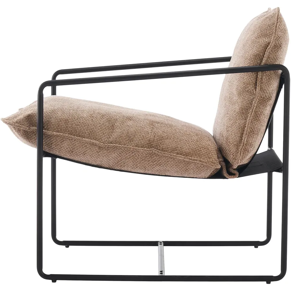 Tivoli Accent Chair - Brown, Fabric