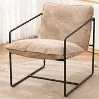 Tivoli Accent Chair - Brown, Fabric