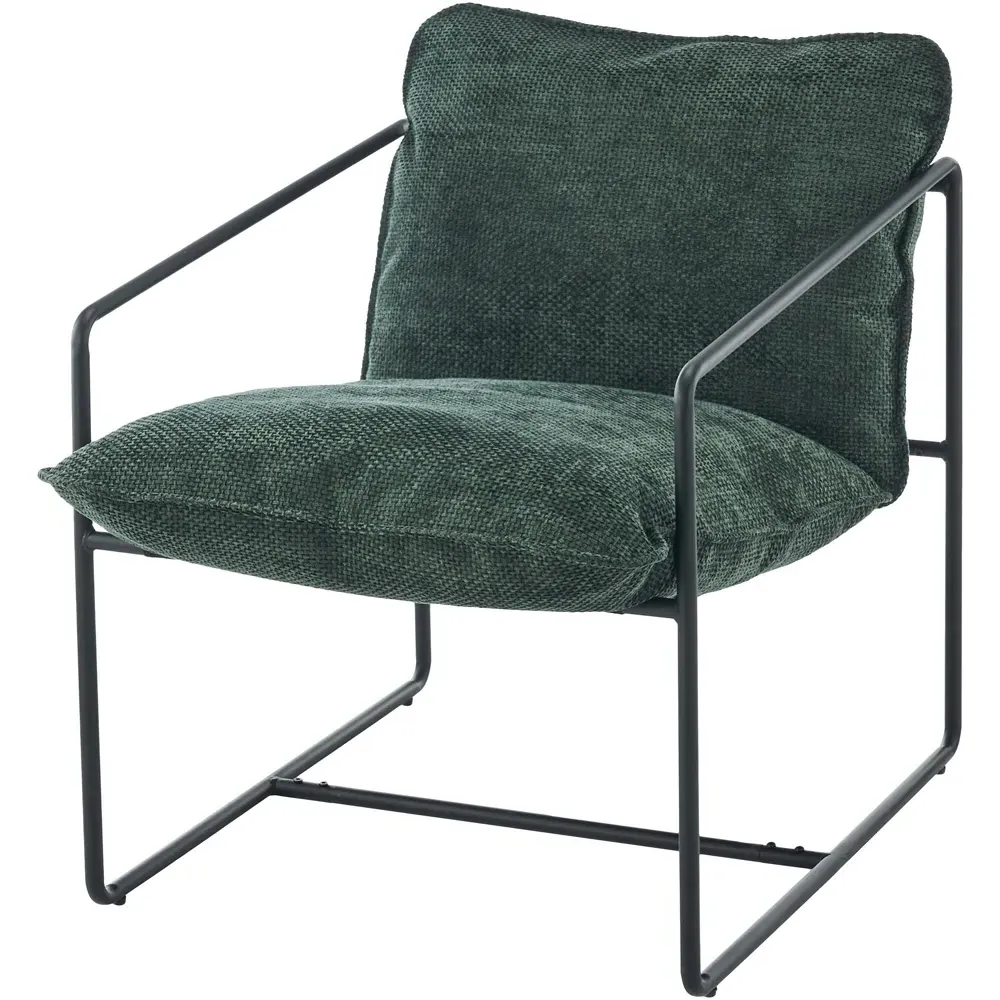 Tivoli Accent Chair - Green, Fabric