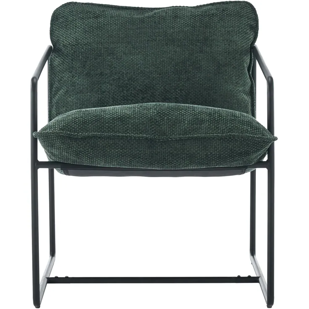 Tivoli Accent Chair - Green, Fabric