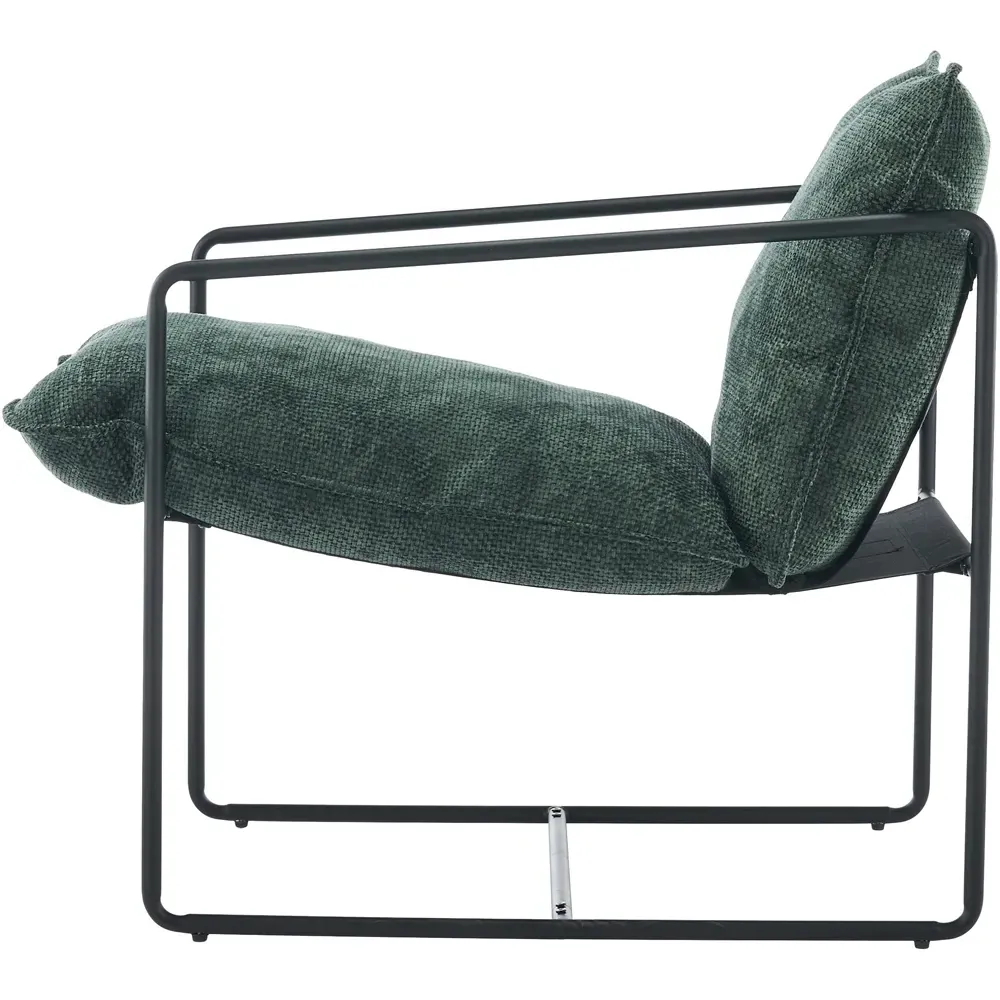 Tivoli Accent Chair - Green, Fabric