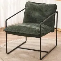 Tivoli Accent Chair - Green, Fabric