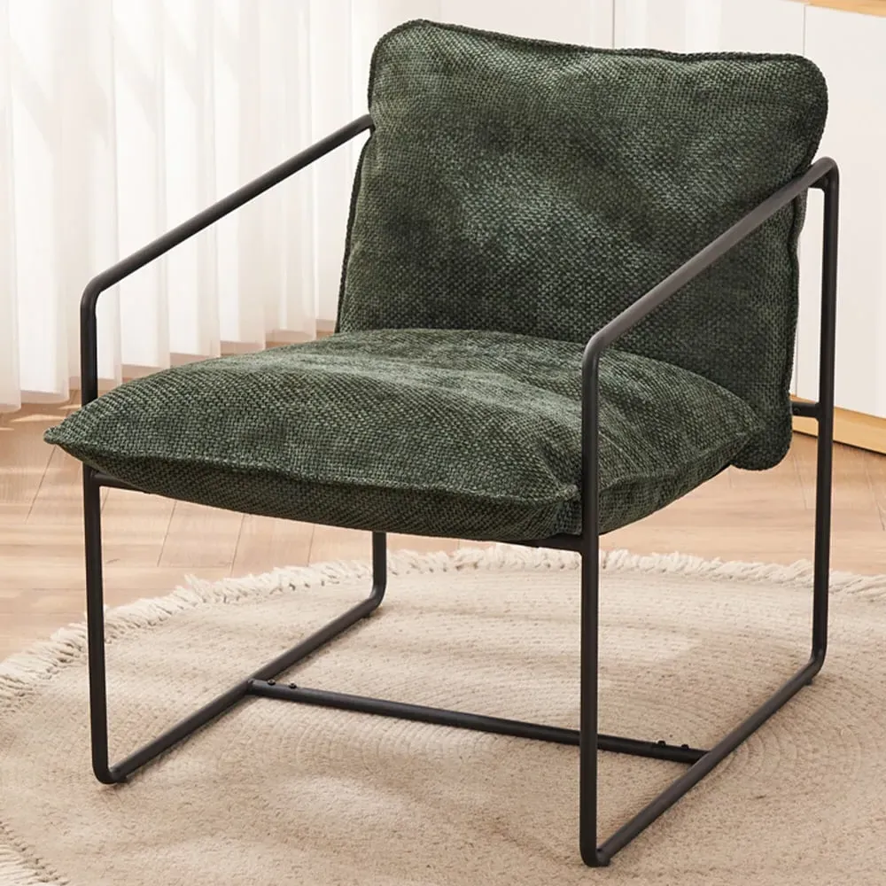 Tivoli Accent Chair - Green, Fabric