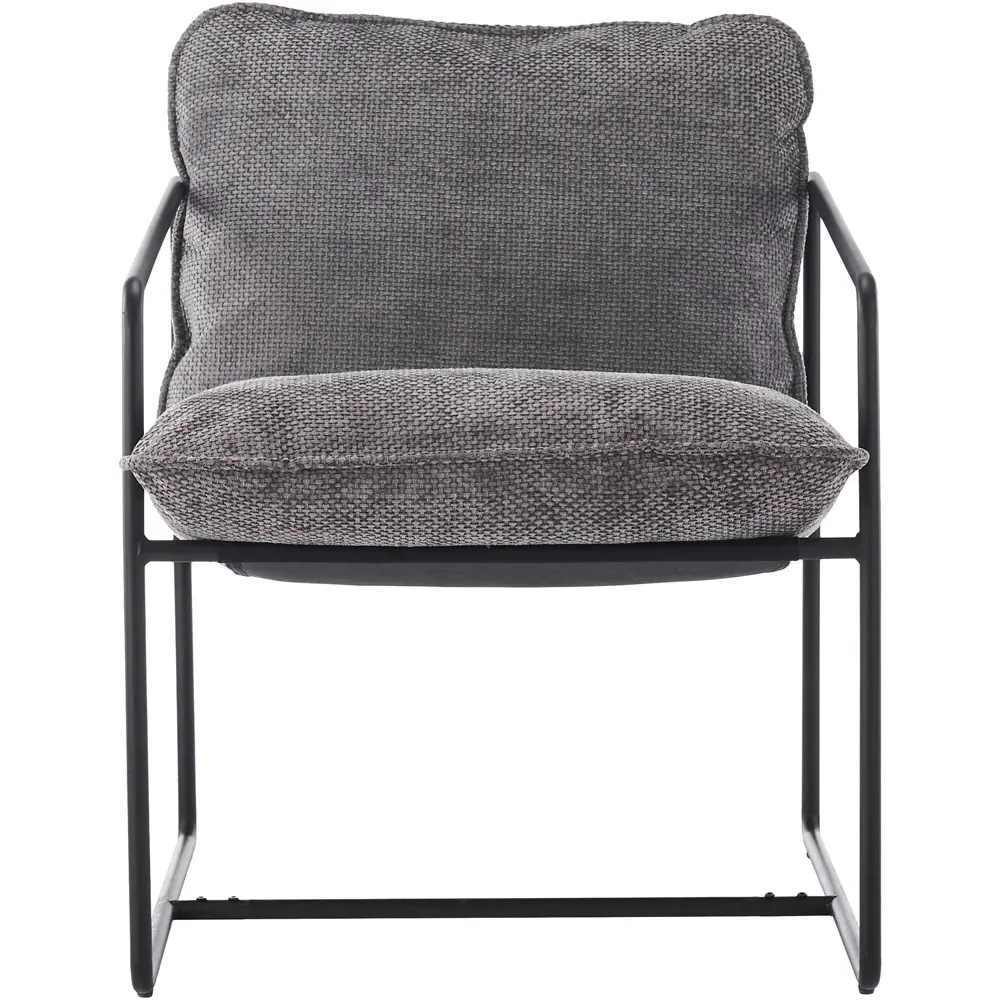 Tivoli Accent Chair - Grey, Fabric
