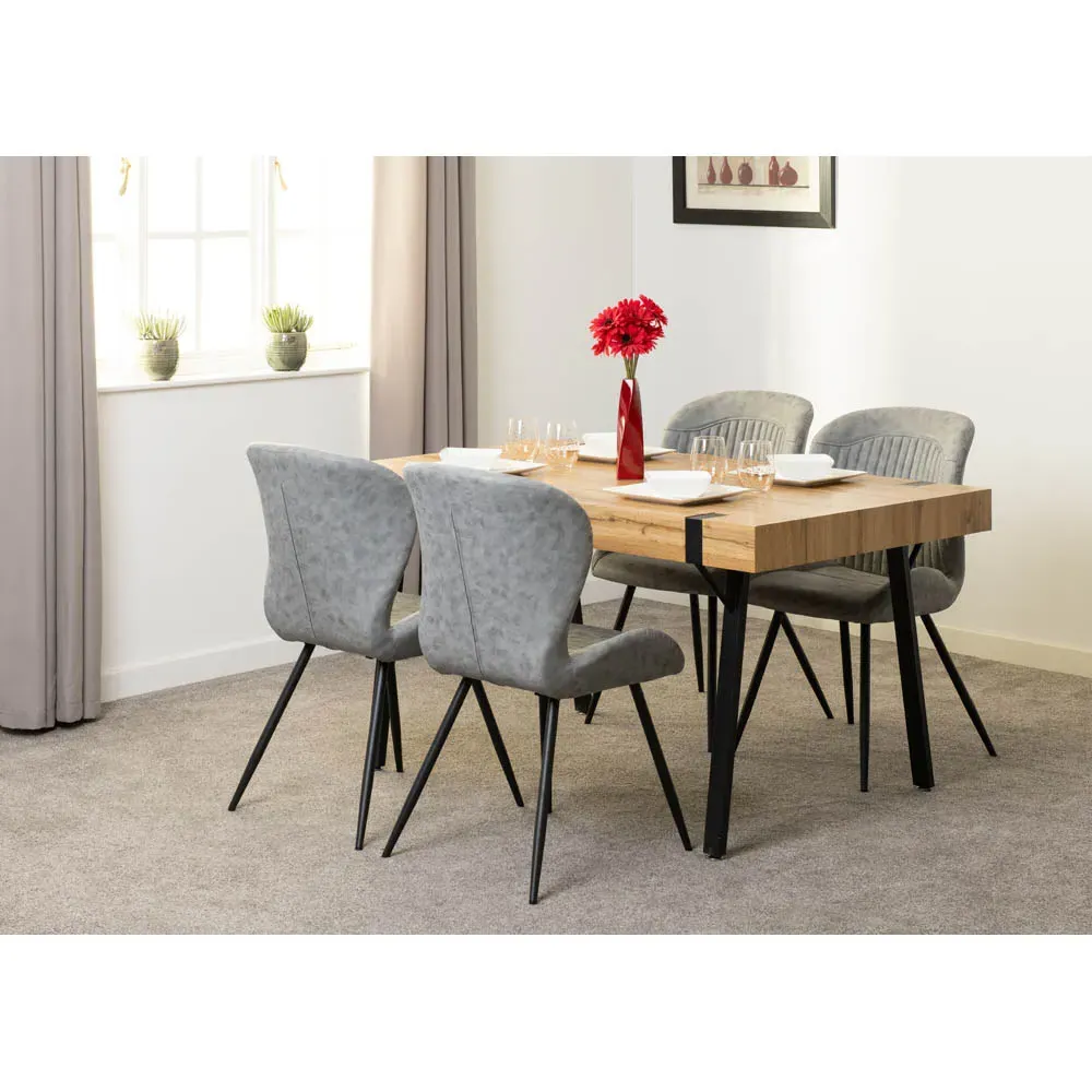 Treviso Dining Table - Brown, Oak Effect