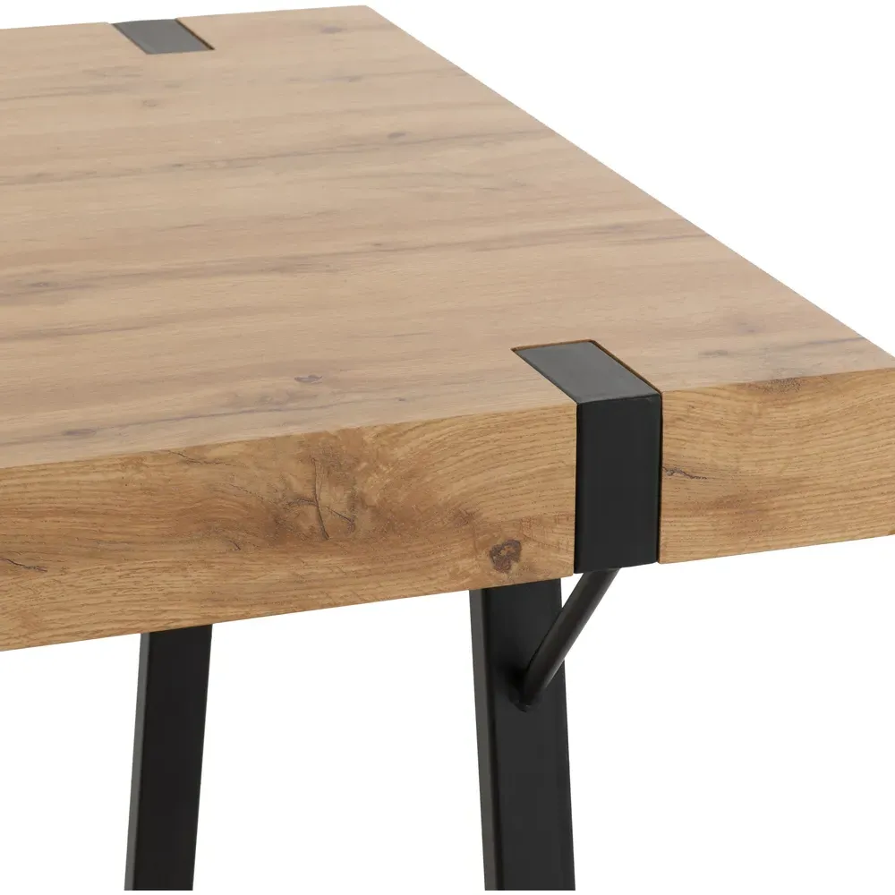 Treviso Dining Table - Brown, Oak Effect