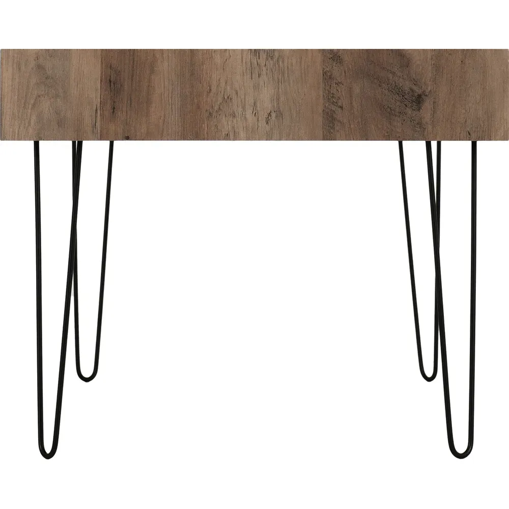 Troy Rectangular Coffee Table - Black, Oak Effect