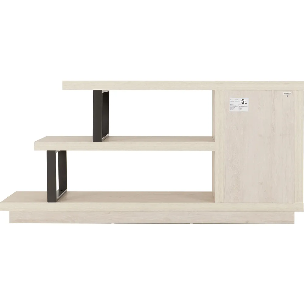 Turin Single Door TV Stand - Light Oak