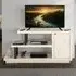 Turin Single Door TV Stand - Light Oak