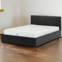 Waverley Double Storage Ottoman Bed Frame - Black