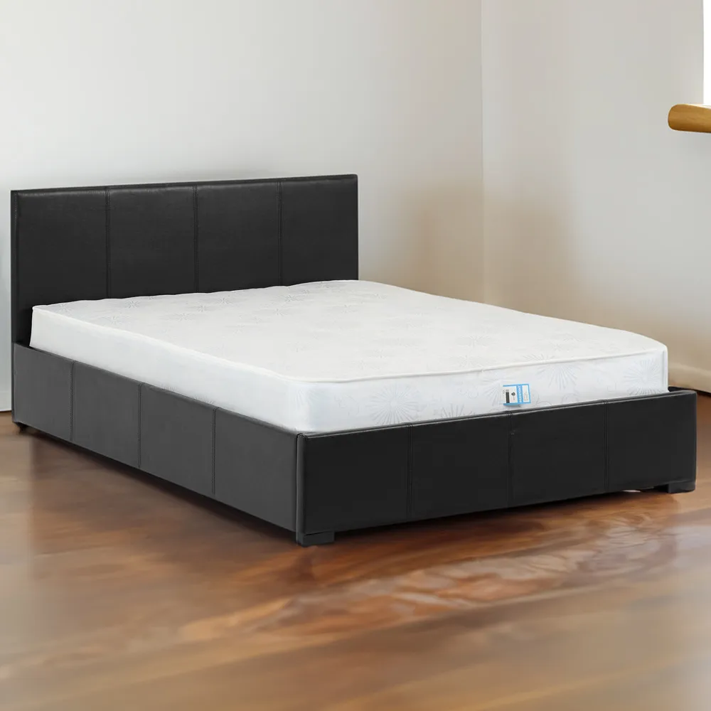 Waverley Double Storage Ottoman Bed Frame - Black