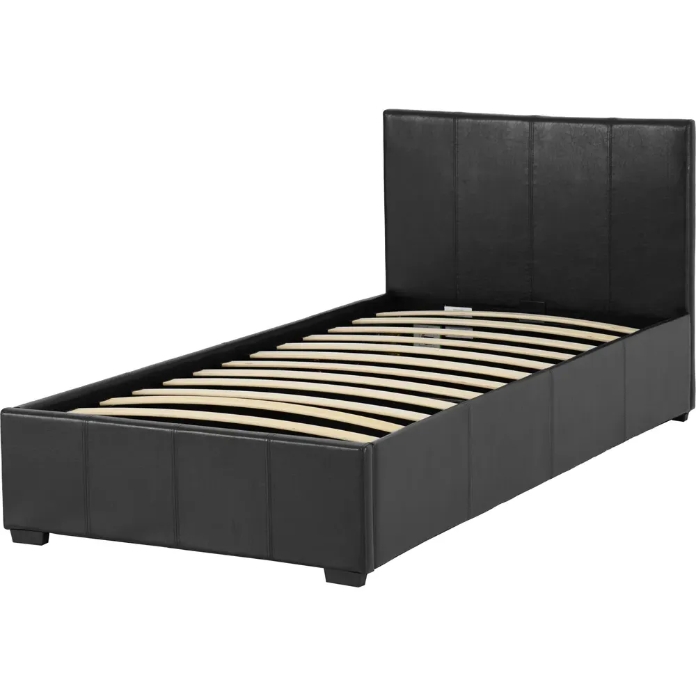 Waverley Single Storage Ottoman Bed Frame - Black