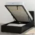 Waverley Single Storage Ottoman Bed Frame - Black