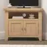 Windsor 2 Door Corner TV Unit - Natural Oak