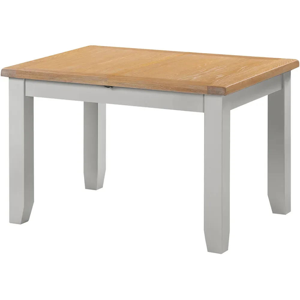 Windsor 8-Seater Extending Dining Table - Pebble Grey, Oak