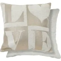 Amor Love Cushion Cover - Gold
