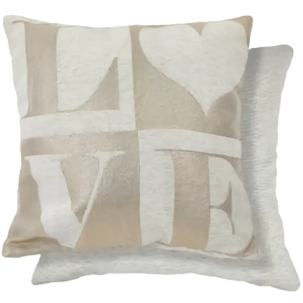 Amor Love Cushion Cover - Gold image
