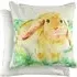 Animal Watercolour Bunny Cushion Cover - Grey
