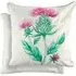 Animal Watercolour Thistle Cushion Cover - Grey