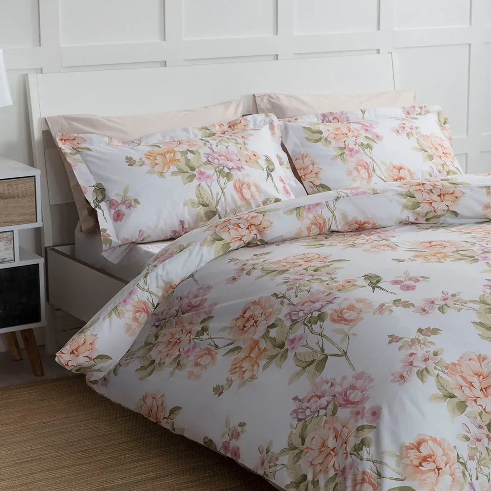 Aubrey Super King Size Duvet Cover Set - Multi, Cotton