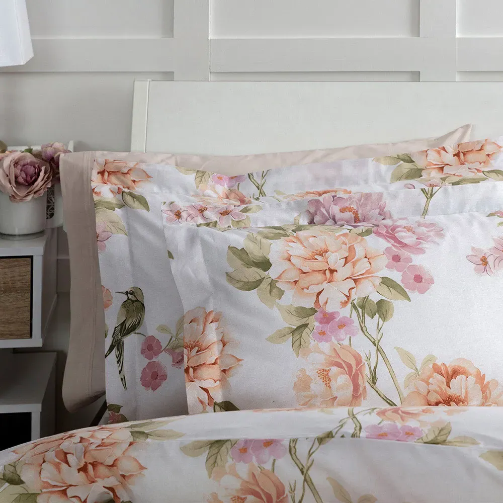 Aubrey Super King Size Duvet Cover Set - Multi, Cotton