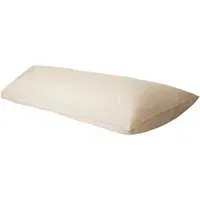 Bolster Pillowcase - Cream, Cotton Polyester