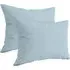 Brushed Cotton Pillowcases 2 Pack - Blue