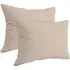 Brushed Cotton Pillowcases 2 Pack - Cream