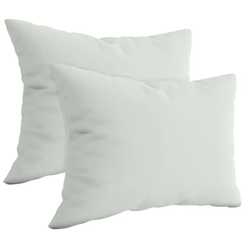 Brushed Cotton Pillowcases 2 Pack - Green