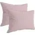 Brushed Cotton Pillowcases 2 Pack - Pink