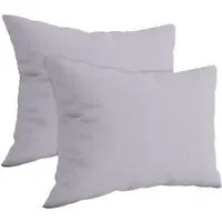 Brushed Cotton Pillowcases 2 Pack - Purple