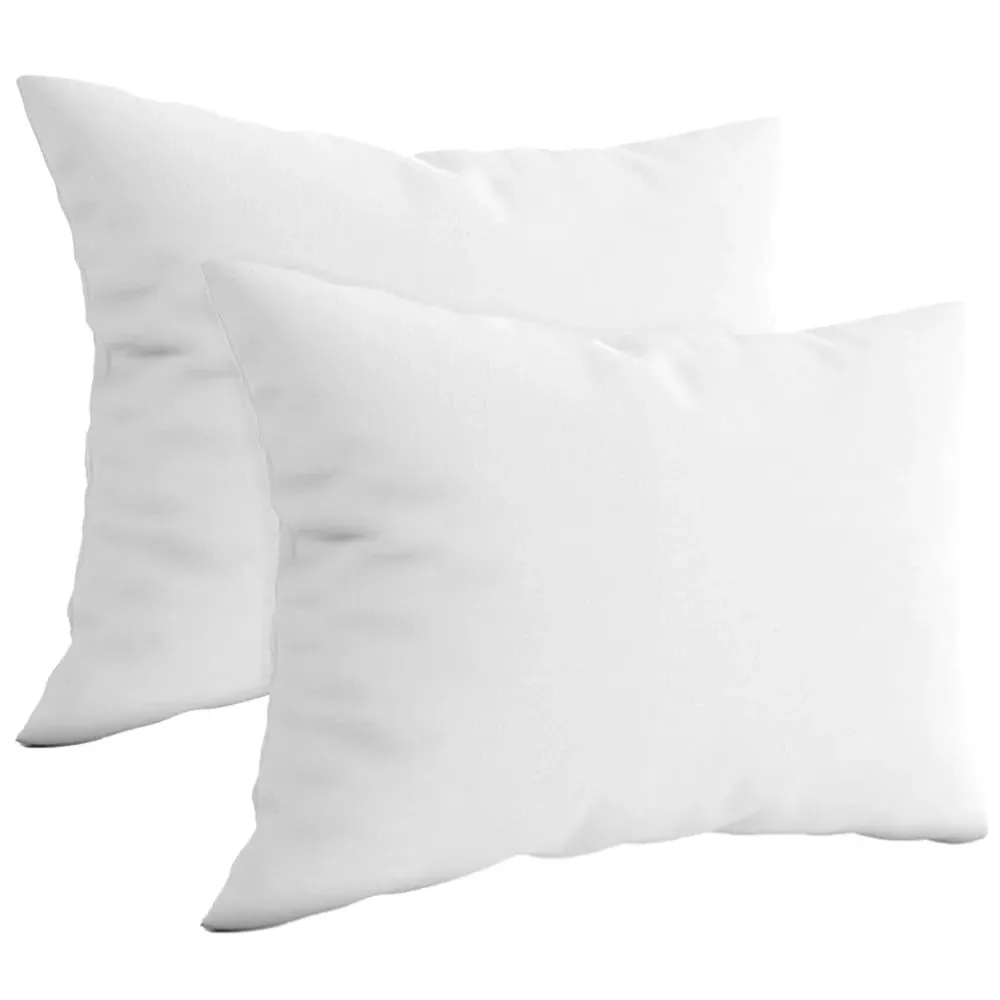 Brushed Cotton Pillowcases 2 Pack - White