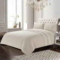 Charlotte Single Duvet Cover Set - Brown
