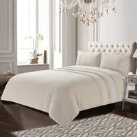 Charlotte Super King Floral Duvet Cover Set - Brown