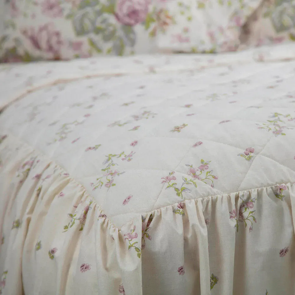 Country Dream Double Rose Boutique Bedspread - Multi