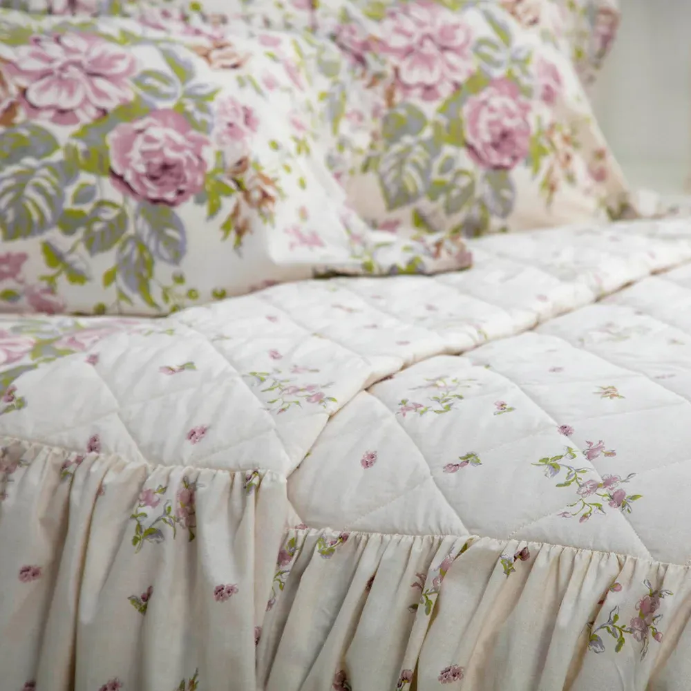 Country Dream King Rose Boutique Bedspread - Multi