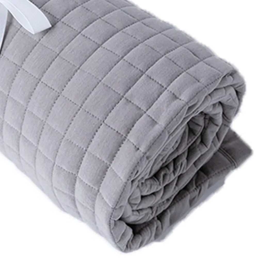 Crompton Bed Runner - Grey, Cotton Polyester