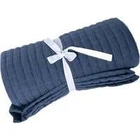 Crompton Bed Runner - Navy, Cotton Polyester