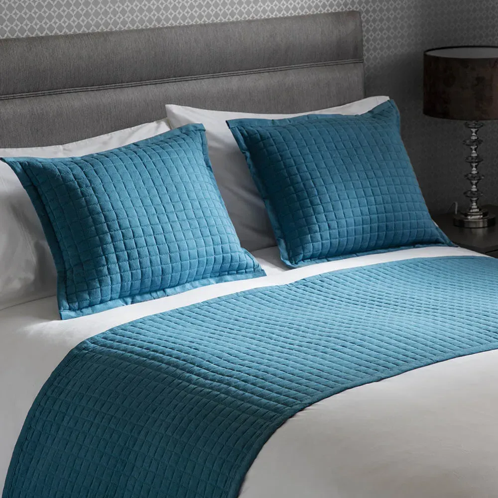 Crompton Cobalt Bed Runner - Blue