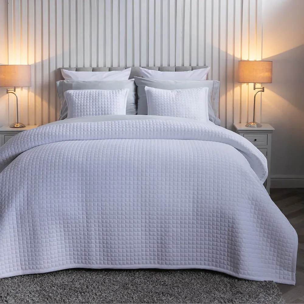 Crompton Cobalt Throw - White