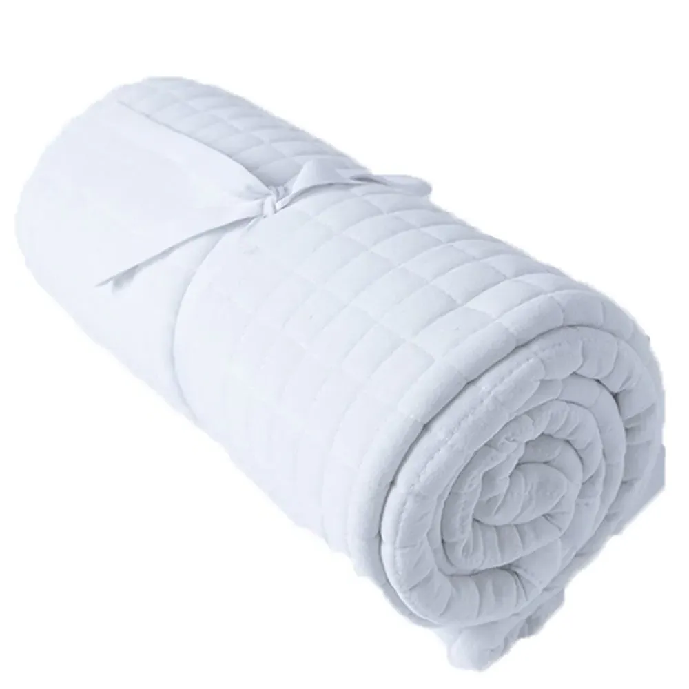 Crompton Cobalt Throw - White image