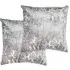 Crushed Velvet Cushion Cover - Grey