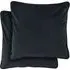 Deco Geometric Cushion Cover - Black, Velvet